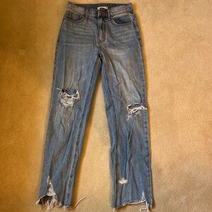BDG Distressed Cowboy Blue Jeans